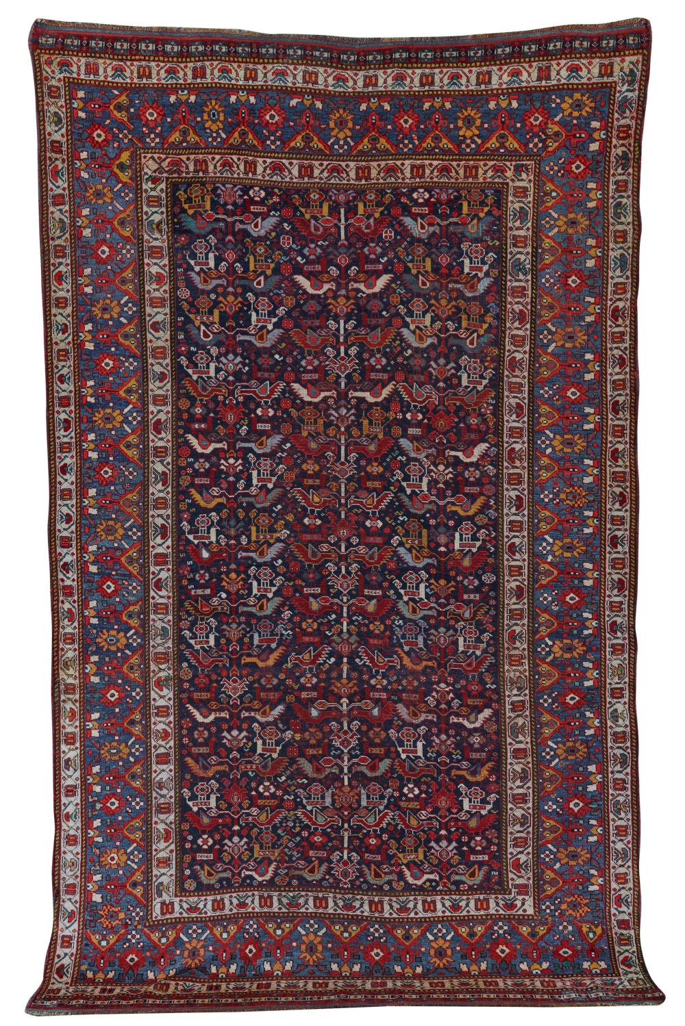 KHAMSEH BIRD RUG, PERSIA, THIRD