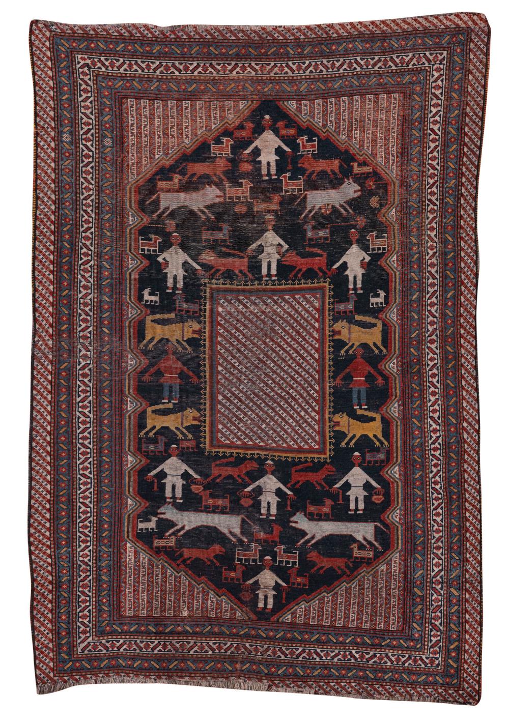 KHAMSEH CONFEDERACY RUG, PERSIA,