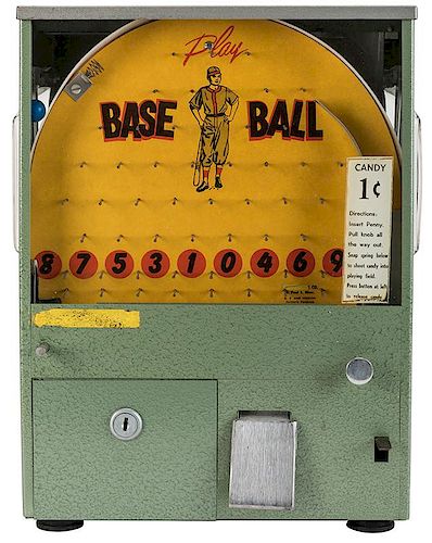 KHOLM MFG. CO. 1 CENT BASEBALL