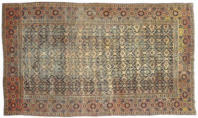 Khorasan rug, repeating lattice and