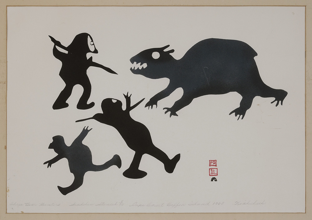 Kiakshuk (Inuit, 1886-1966) Three
