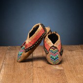 Kickapoo Beaded Smoke-Tanned H