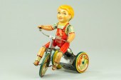 KIDDY CYCLIST Unique Art litho