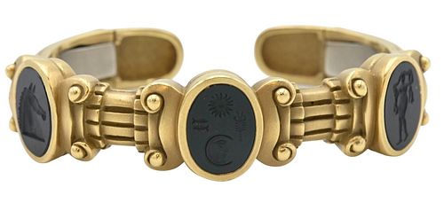 KIESELSTEIN-CORD 18 KARAT GOLD CUFF