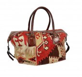 KILIM CARPET SATCHEL BAG 20TH