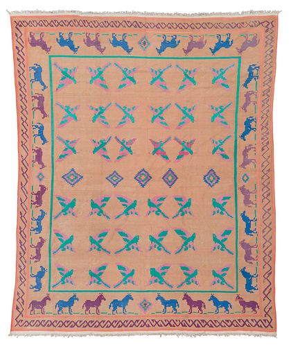 KILIM CARPET20th century, peach