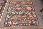 KILIM FLAT WEAVE AREA RUG, 4'