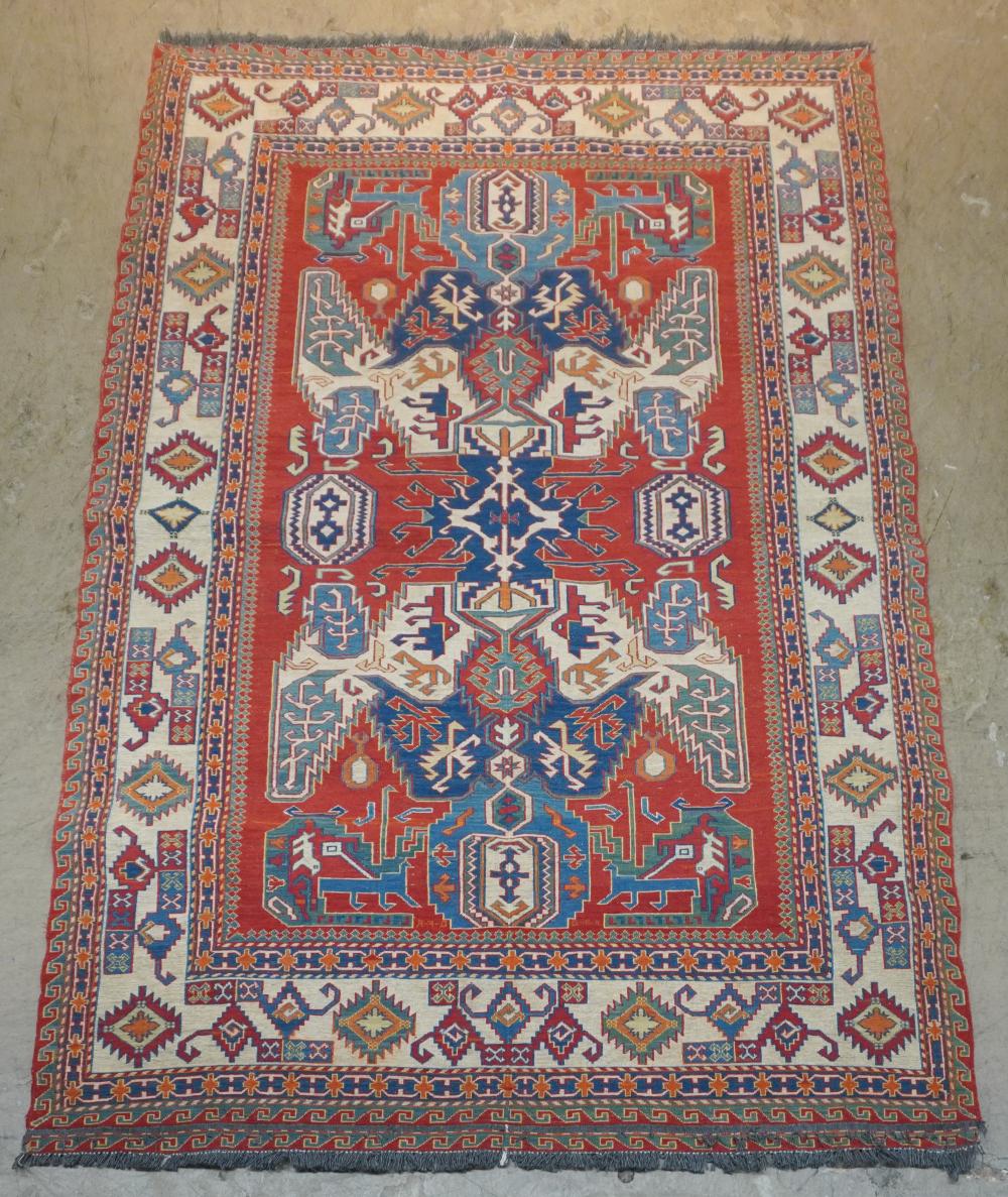 KILIM FLATSTICH RUG, 7 FT 6 IN X