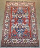 KILIM FLATSTICH RUG, 7 FT 6 IN