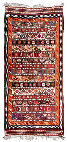 KILIM GALLERY RUG20th century,