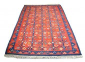 KILIM ROOM SIZED RUG WITH BIRD