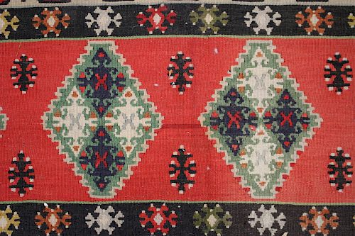 KILIM RUG, 6'-8" X 9'-8"Kilim