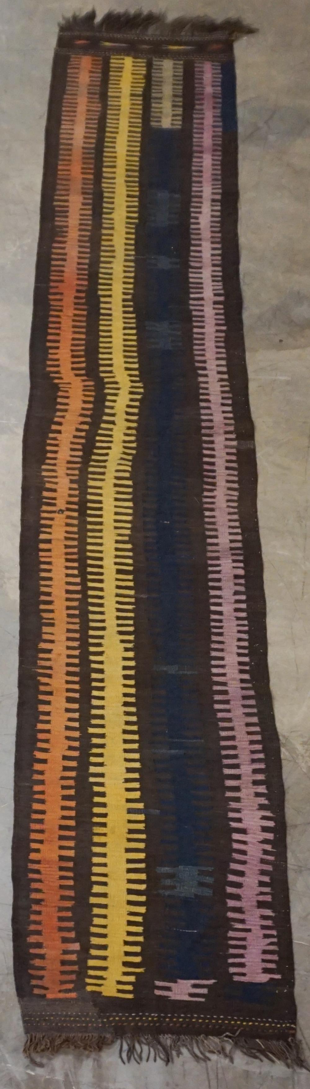 KILIM RUNNER, 11 FT 4 IN X 2 FT 1