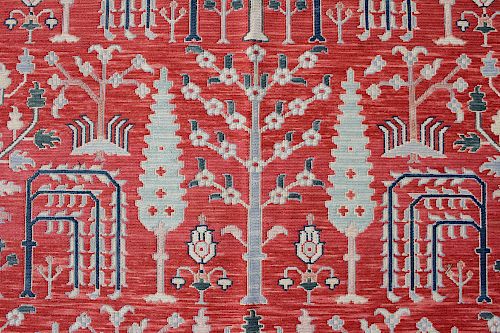 KILIM TREE OF LIFE RUG 5'-10"X