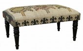 KILIM UPHOLSTERED OTTOMAN FOOT