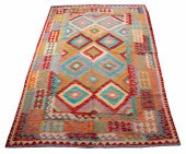 KILIM WOOL AREA RUG Kilim hand