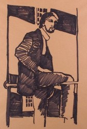 KIM DILLEN FIGURAL DRAWINGSign