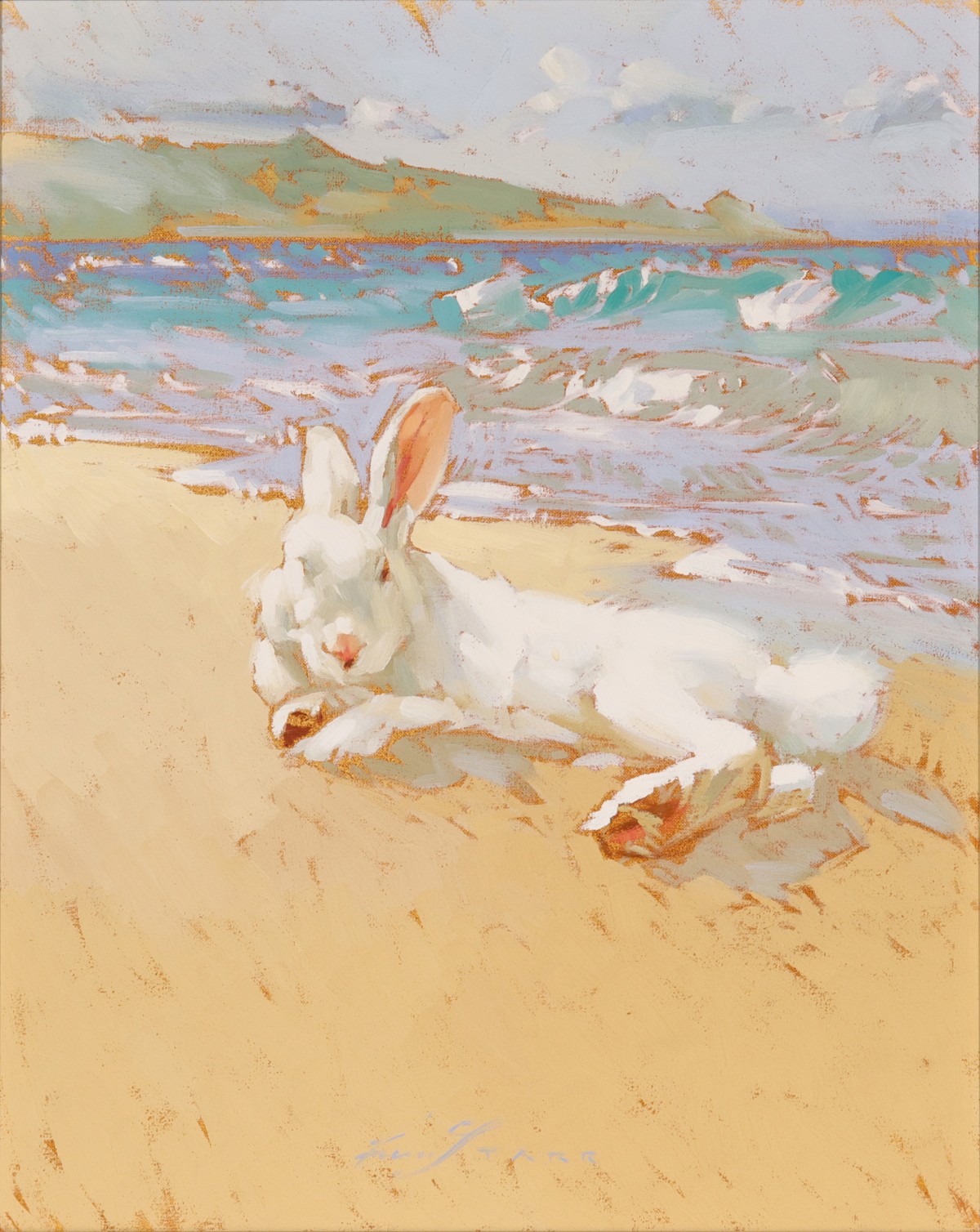 KIM STARR (BORN 1956) OIL ON
