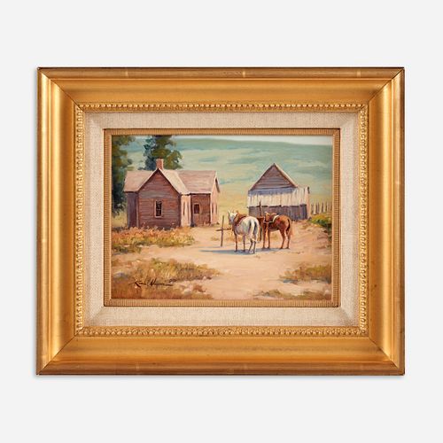 KIMBAL WARREN "OLD RANCH HOME" (OIL