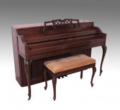 KIMBALL SPINET PIANO AND STOOL