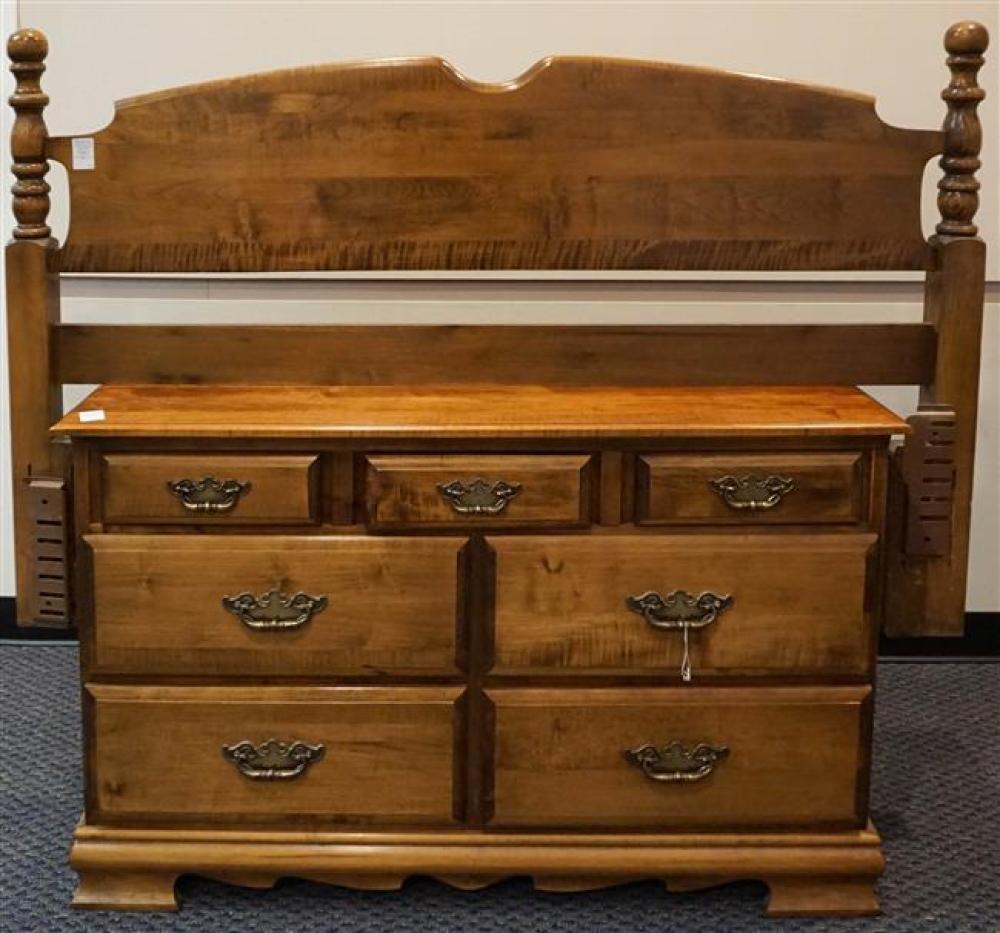 KINCAID MAPLE DOUBLE DRESSER AND
