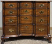 KINDEL CHIPPENDALE STYLE MAHOG