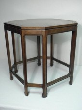 Kindel walnut side table. Octa