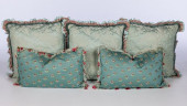 KING BROCADE COMFORTER BED SET