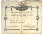 KING CHARLES X FRANCE SIGNED D