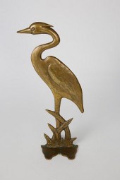 KING FISHER BRASS DOORSTOPBras