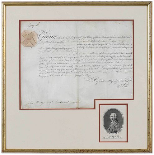 KING GEORGE III AND WILLIAM PITT