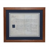 KING GEORGE III, SIGNED COMMIS