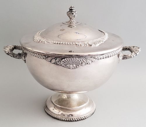 KING GEORGE SILVER PLATED COVERED