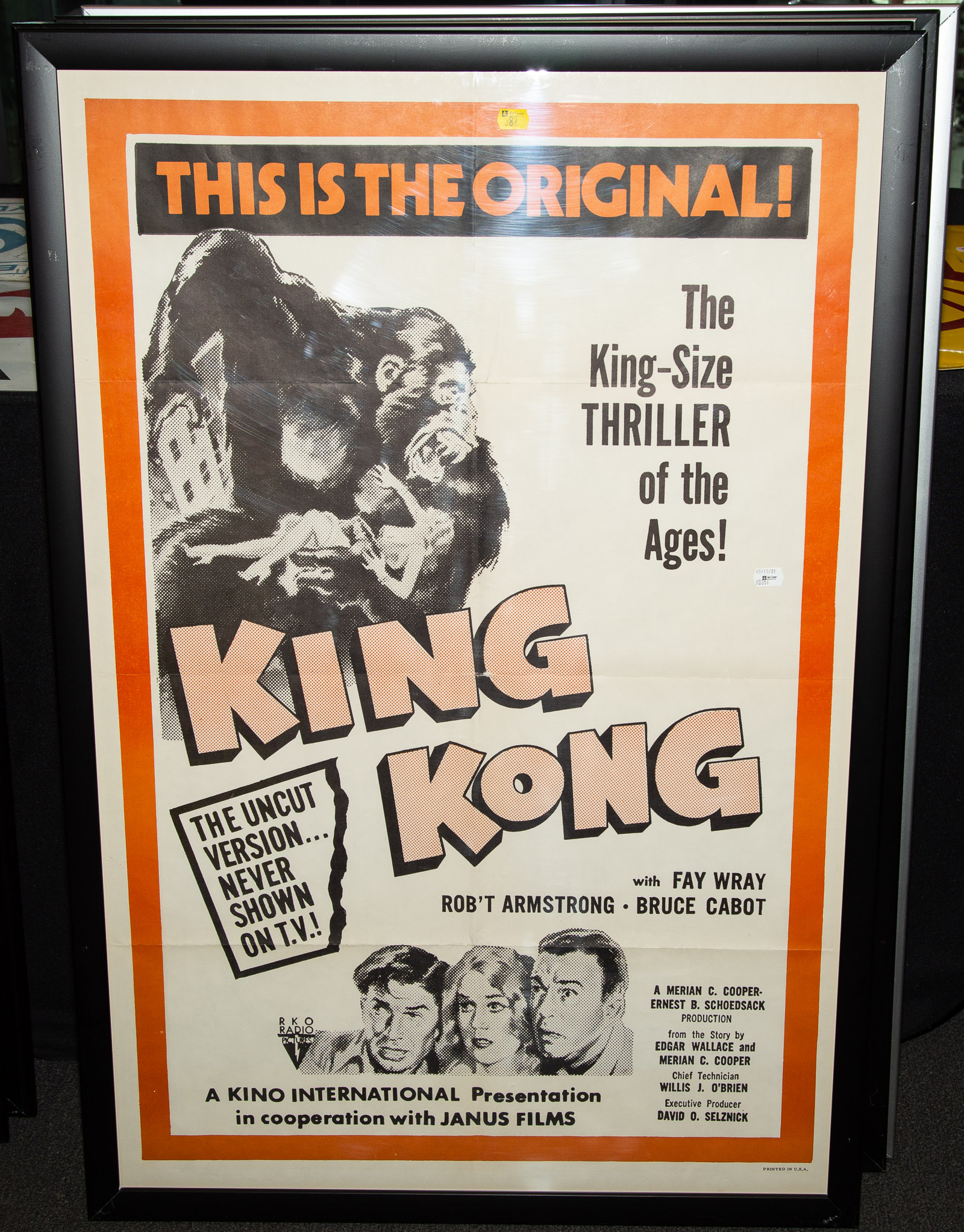 KING KONG RE-ISSUE MOVIE POSTER