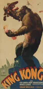 KING KONG RKO OVERSIZED MOVIE
