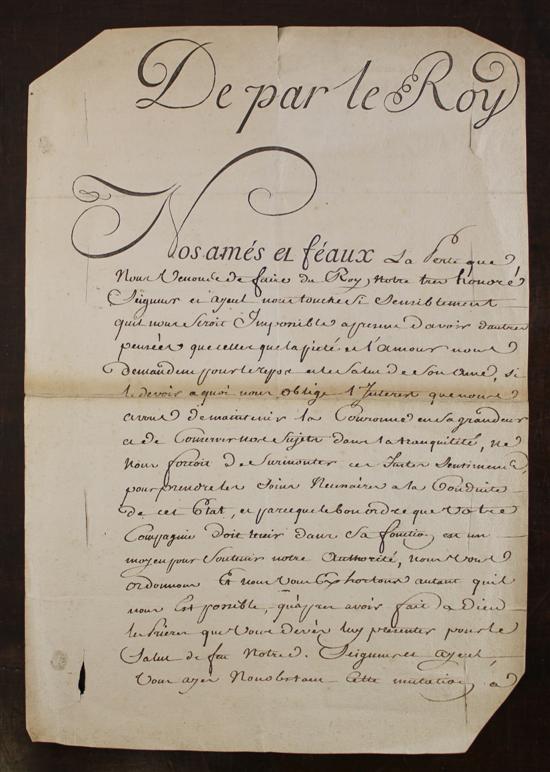 King Louis XV of France (1710-1774)