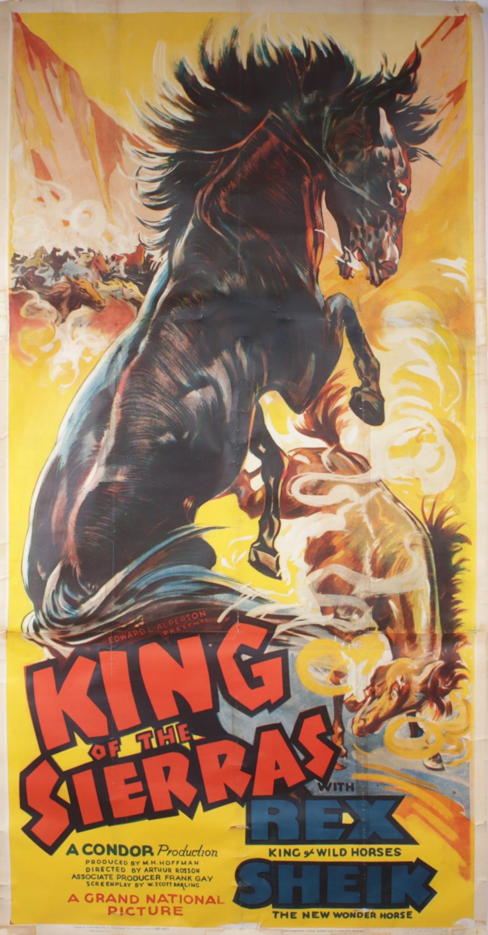 KING OF THE SIERRAS MOVIE POSTER,