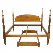 KING SIZE BED & TRUNDLE BY LEO