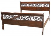 KING SIZE SLEIGH BED AND NIGHT
