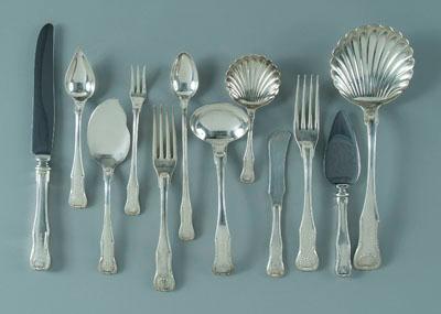 King sterling flatware, by S.