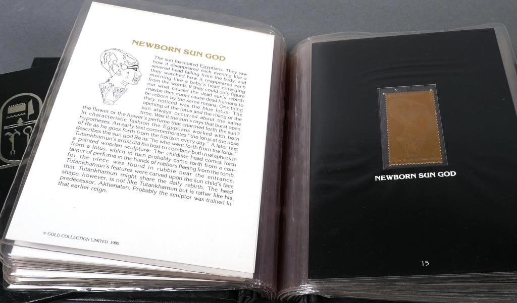 KING TUT 23K GOLD STAMP