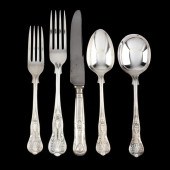 KINGS PATTERN SILVER-PLATED FL