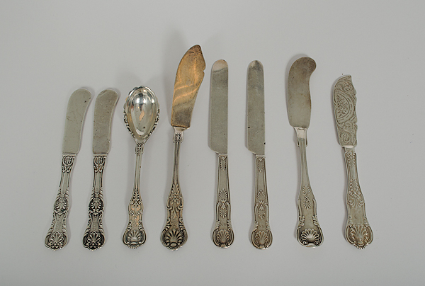 ''Kings'' Pattern Sterling Knives
