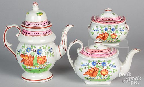 KINGS ROSE PEARLWARE COFFEE AND TEA