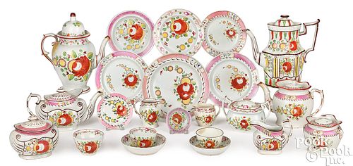KING'S ROSE PEARLWARE TEA AND
