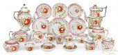 KING'S ROSE PEARLWARE TEA AND