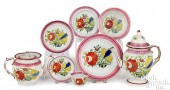 KING'S ROSE PEARLWARE TEA AND