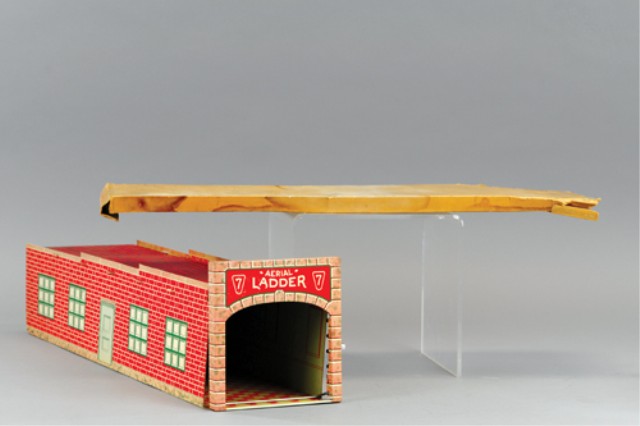 KINGSBURY BOXED FIRE STATION Scarce