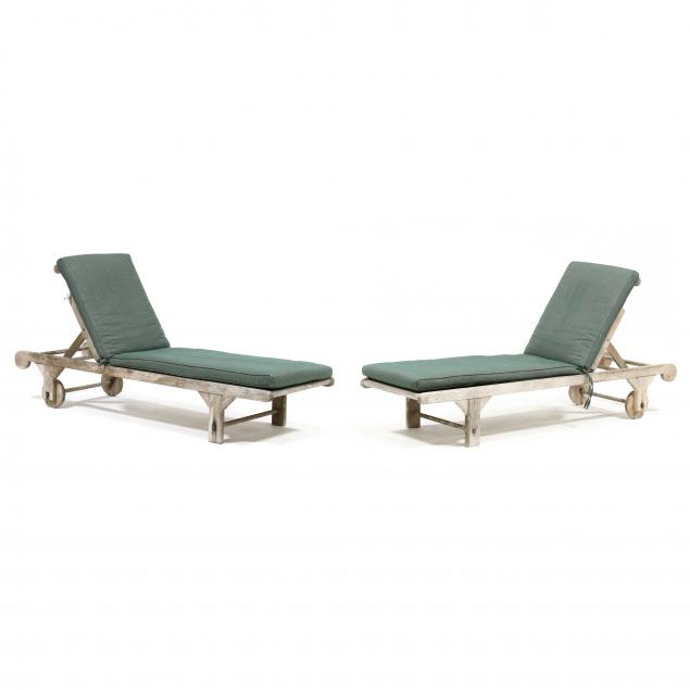 KINGSLEY-BATE, PAIR OF TEAK