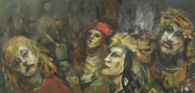 KINIGSTEIN, Jonah. c.1965 Oil on